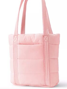 NWOT Lands End Wanderweight Ultralight Packable Tote Bag, Quilted, Bow, OS